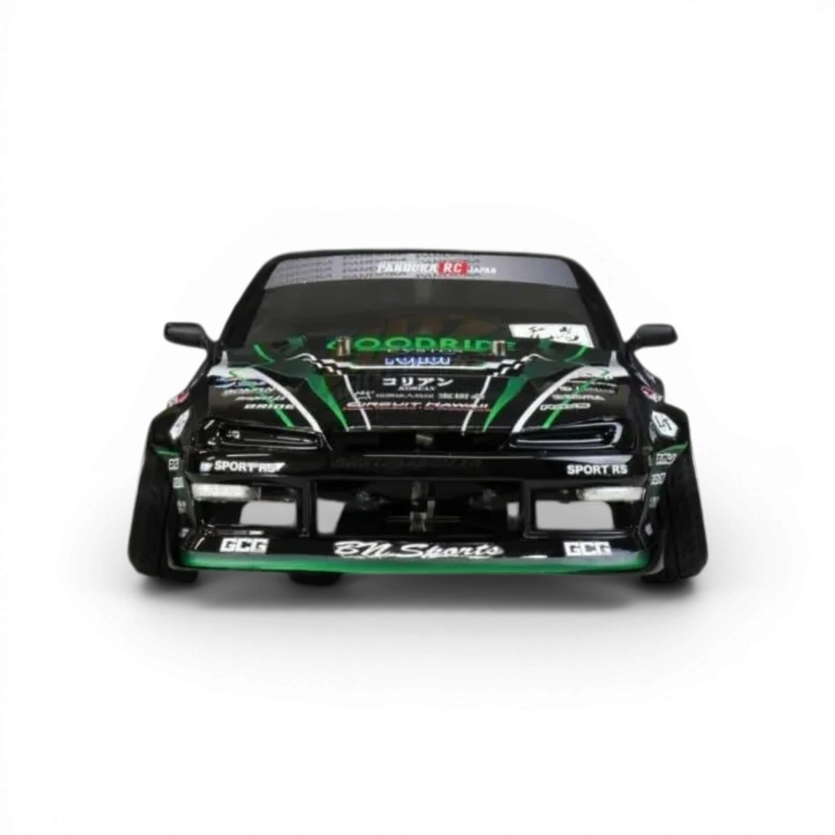 Carrosserie Nissan Silvia S14 tardive BLS/BN Sports de Pandora RC, vue détaillée avec peinture et finitions précises.
