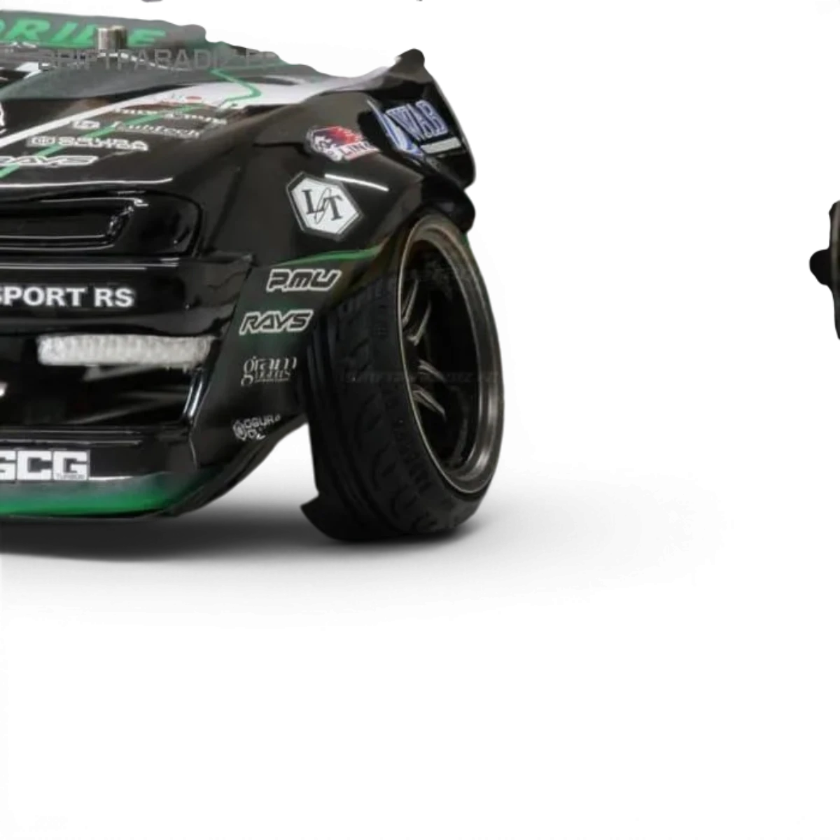 Carrosserie Nissan Silvia S14 tardive BLS / BN Sports de Pandora RC, détail de la carrosserie pour voiture RC.