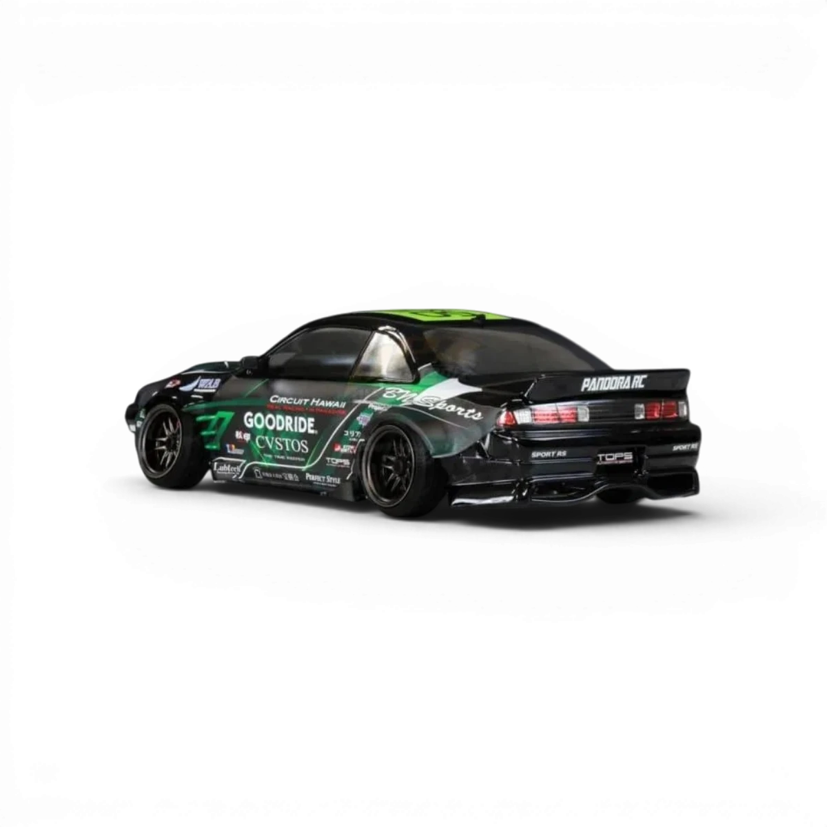 Carrosserie Nissan Silvia S14 tardive BLS/BN Sports de Pandora RC, modèle réduit pour voitures radiocommandées.