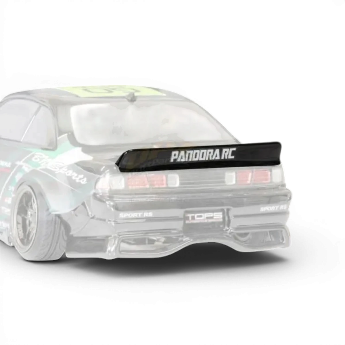 Carrosserie Nissan Silvia S14 tardive BLS/BN Sports de Pandora RC, modèle réduit pour voitures télécommandées.