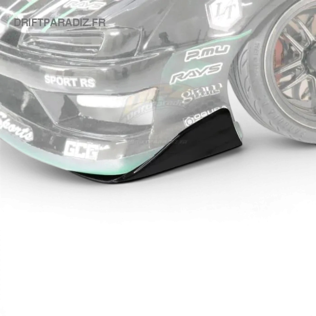 Corps de voiture Nissan Silvia S14 tardive de Pandora RC avec BLS / BN Sports, détails et design visibles.