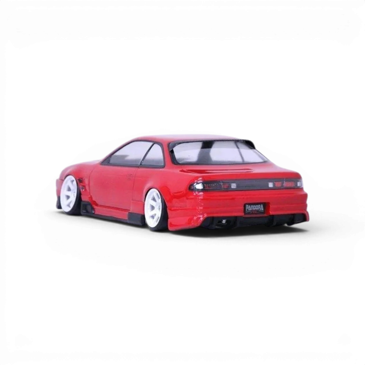 Carrosserie pour Nissan Silvia S14 tardive, modèle Pandora RC, fabriquée par ORIGIN Labo, vue de face avec détails de la peinture.