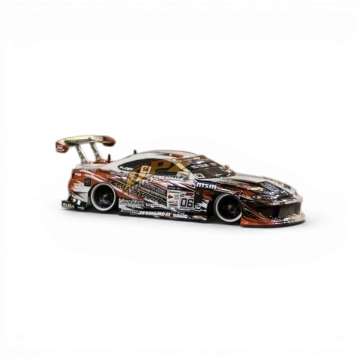 Carrosserie Nissan Silvia S15 GP Sports de Team Yokomo, finition détaillée, conçue pour voiture RC.