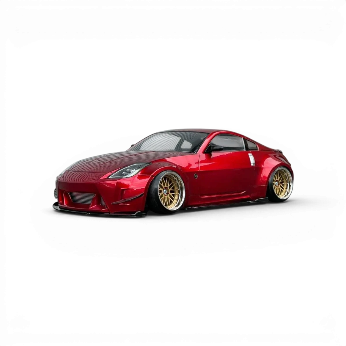 Carrosserie Nissan Z33 Spirit Rei pour voiture RC Addiction RC Design, finition détaillée et design réaliste.