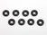 O-Ring de fixation amortisseur RD serie Noir (8 pièces) – Yokomo – YS-7BA