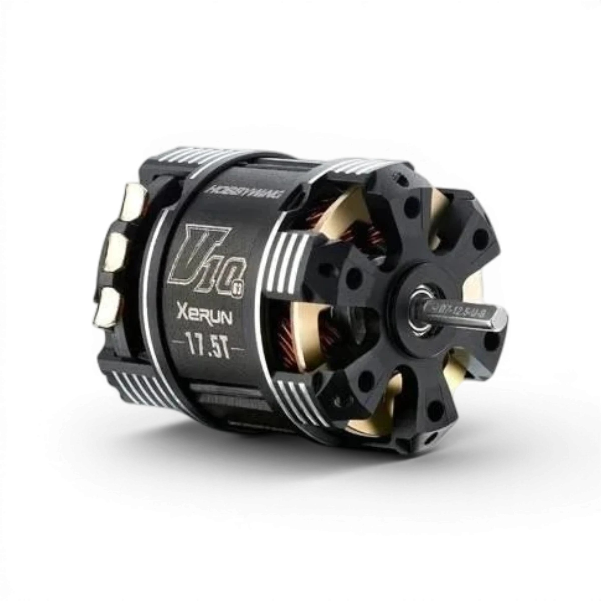 Moteur brushless Xerun V10 G3 6.5T de Hobbywing, moteur électronique haute performance pour véhicules RC.