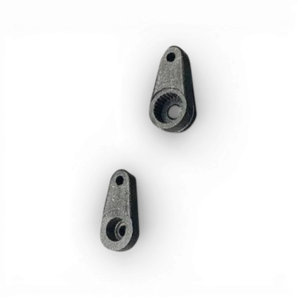 Palonier servo BM Racing pour BM-S001/S002, pièce de rechange pour voiture de drift, visible en noir avec fixation métallique.