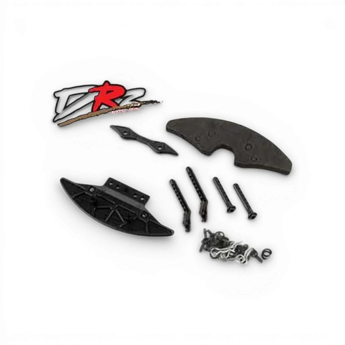 Pare-choc et support de carrosserie DRZ pour véhicule RC Atomic RC, pièce détachée pour drift et modélisme.
