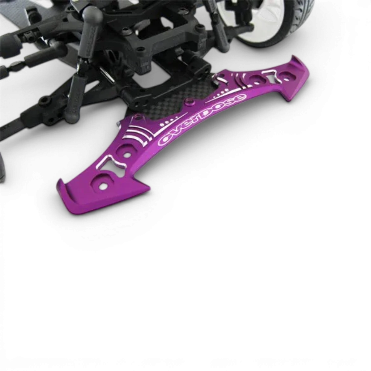 Pare choc Type-2 en aluminium - Violet - OVERDOSE - DriftParadiZ