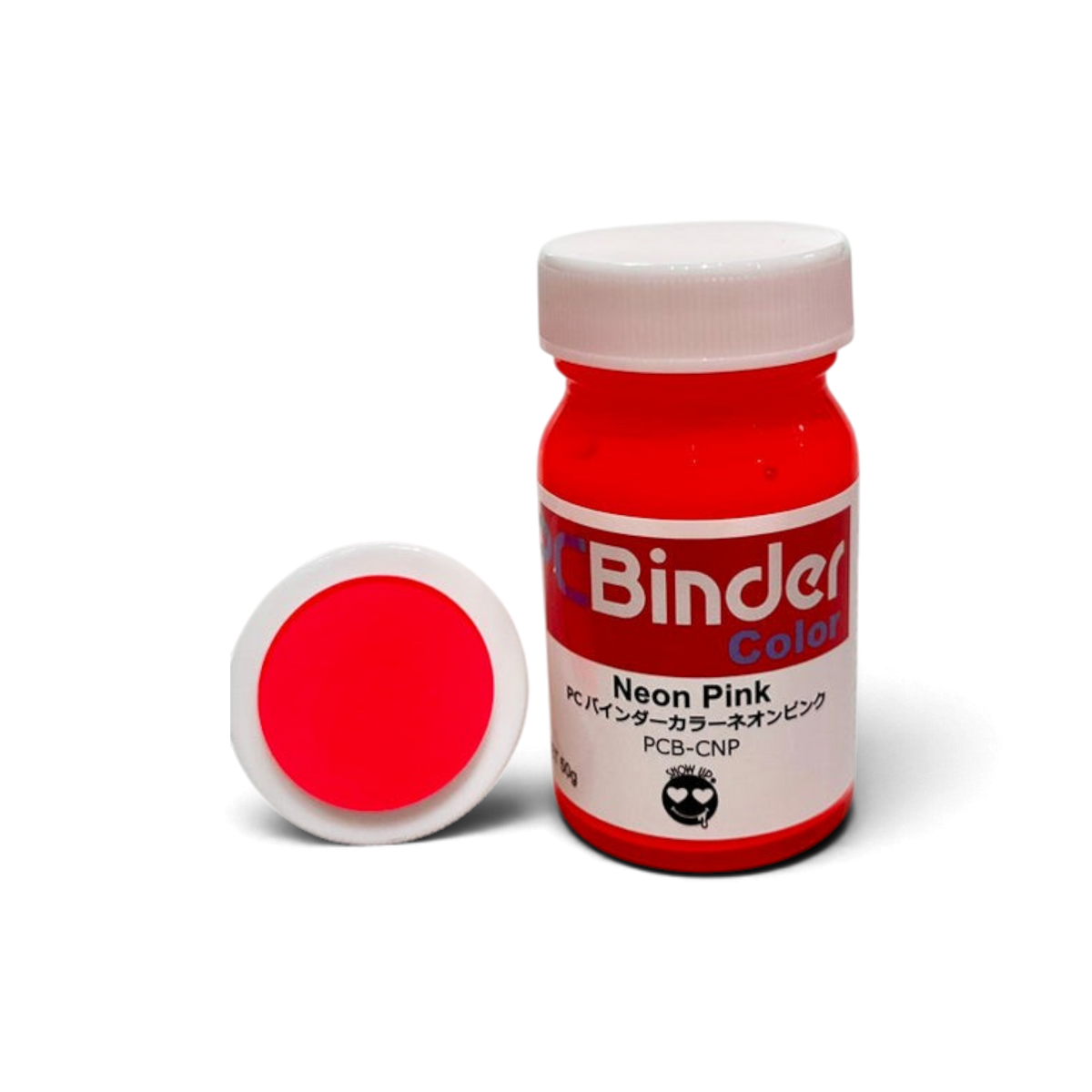 Binder PCBinder peinture tout en un rose néon de la marque Show UP, avec une couverture colorée et design moderne.