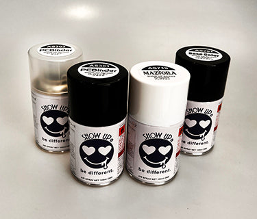 Aérosol de peinture Maziora Andromeda de 100ml de Show UP, finition polarisée avec un effet irisé coloré.