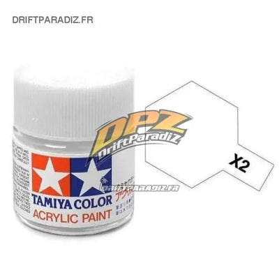 Peinture  blanc Brillant X2 - TAMIYA - 81502