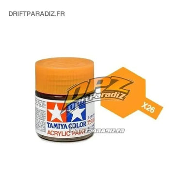 peinture  Orange Translucide X26 - TAMIYA - 81526