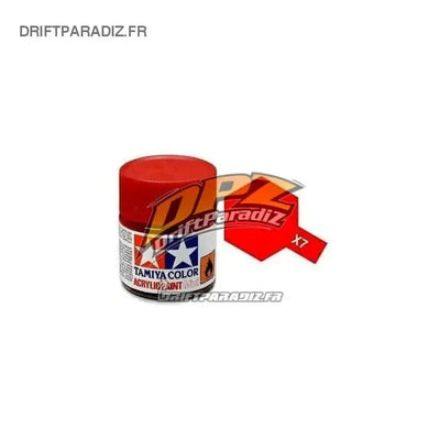peinture  Rouge Brillant X7 - TAMIYA - 81507