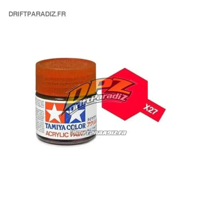 peinture  Rouge Translucide X27 - TAMIYA - 81527