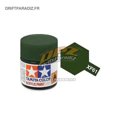 Mat di vernice verde scuro xf61 - TAMIYA - 81761