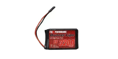 Pink Runner Tx LiPo 1S 3.7V-3200 pour Sanwa MT44 - MT5 - Pink performance - PP6-1S3200-MT