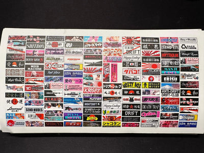 SLAP STICKERS PART - 1 - Blackdrift - SLAP -1 -BD