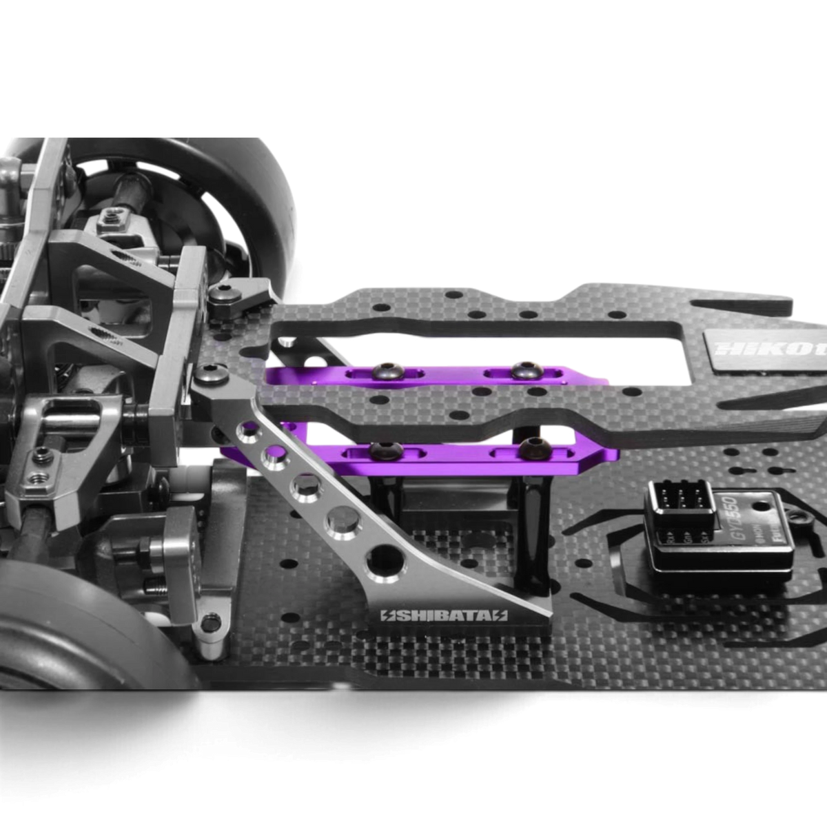 Plaque de support en aluminium pour servo compatible avec Barbara et GRK5, pièce détachée HIKOtech.