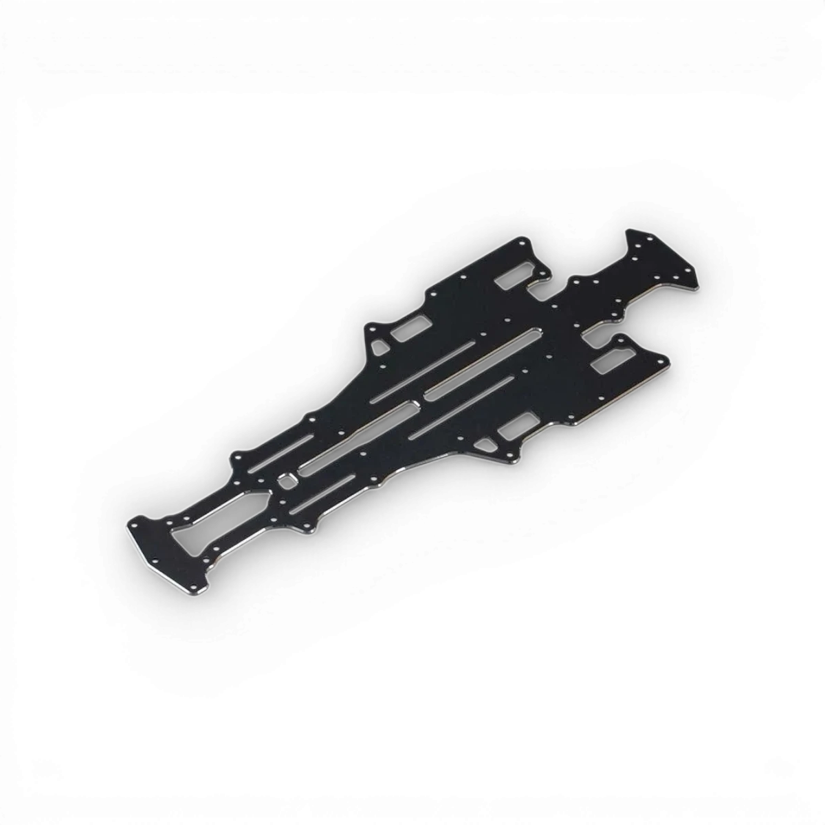 Platine en aluminium Team Yokomo YD2Z/YD2ZS/SD1.0, pièce détachée pour voiture RC, vue de face avec détails de la pièce.
