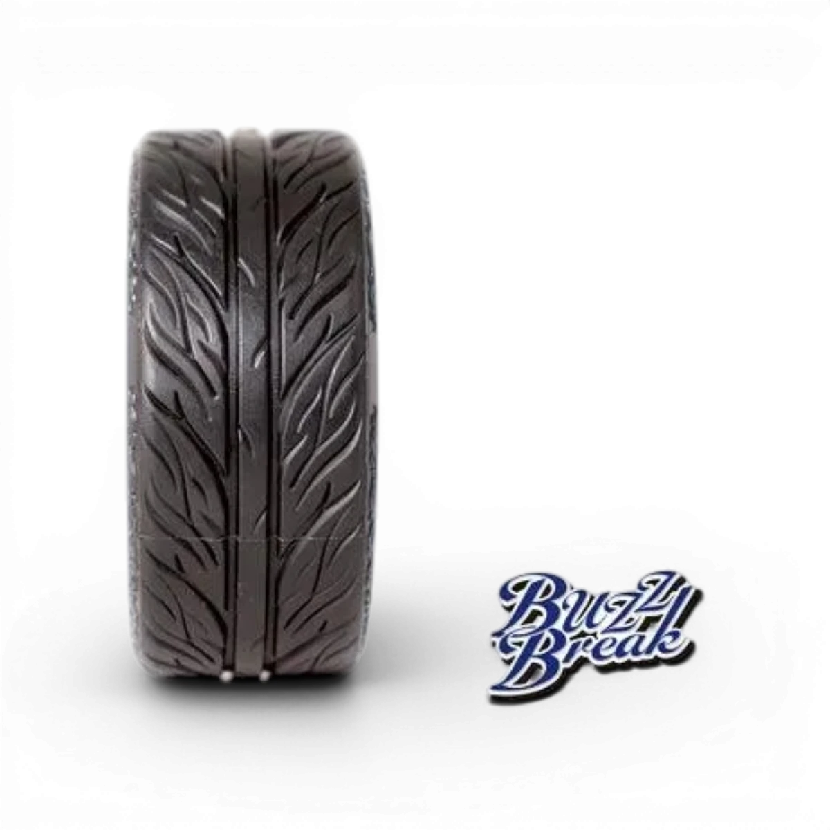 Pneus DRIFT STAR Rolling Dancer de BuzzBreak, roues pour drift, avec motifs colorés et design dynamique visible sur la roue.