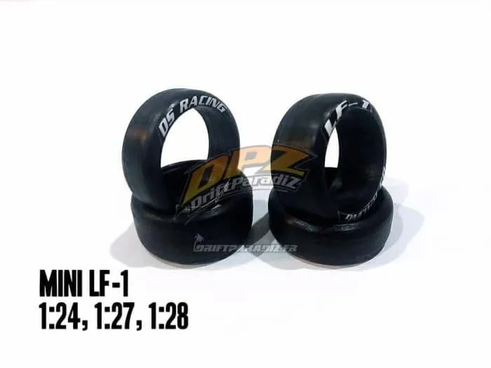 MiniZ LF-1 tires - 11mm wide (4pcs) - DS Racing - DriftParadiZ