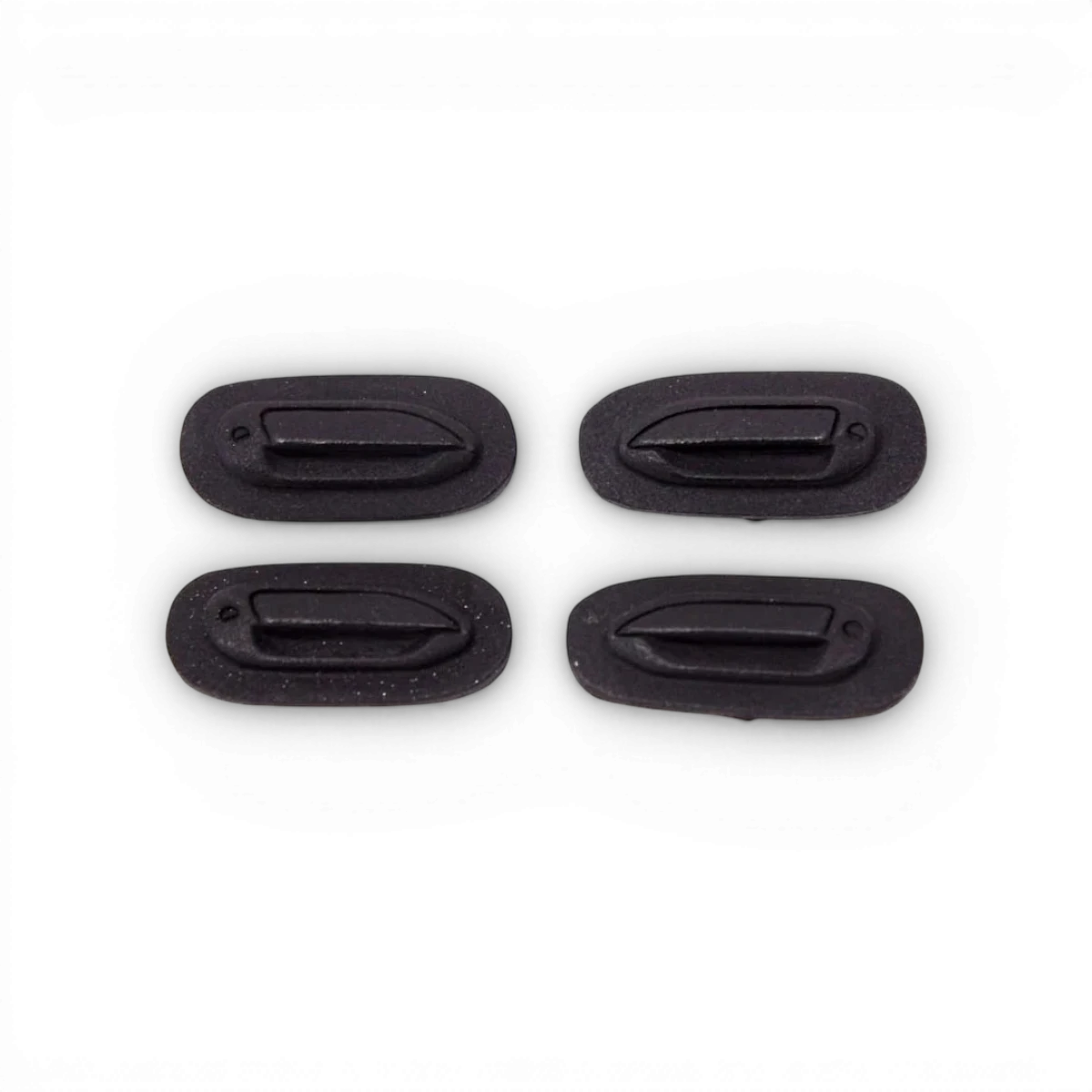 Poignée de porte personnalisée de la marque Src Sideways RC, modèle 2, en métal avec finition noire pour porte intérieure.