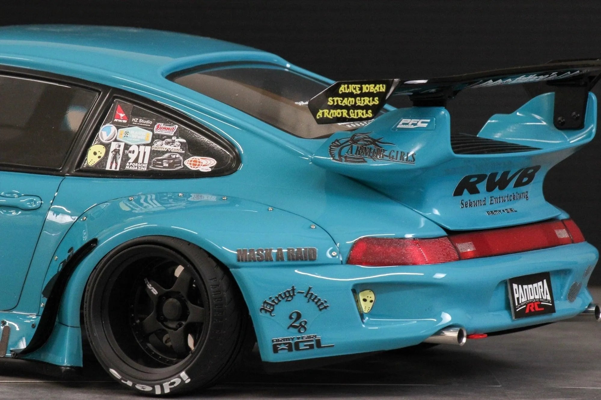 Porsche 911 RWB 993 (Rauh -Welt Begriff) - Pandora RC - PAB -3210