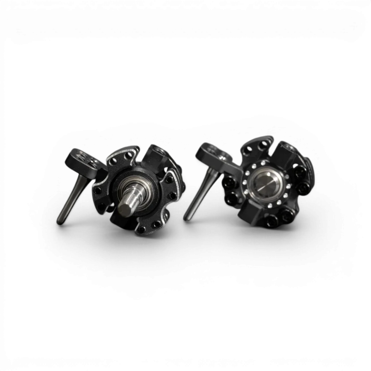 Porte-fusées avant en aluminium RhinoRacing, pièce de suspension légère pour véhicule de course.
