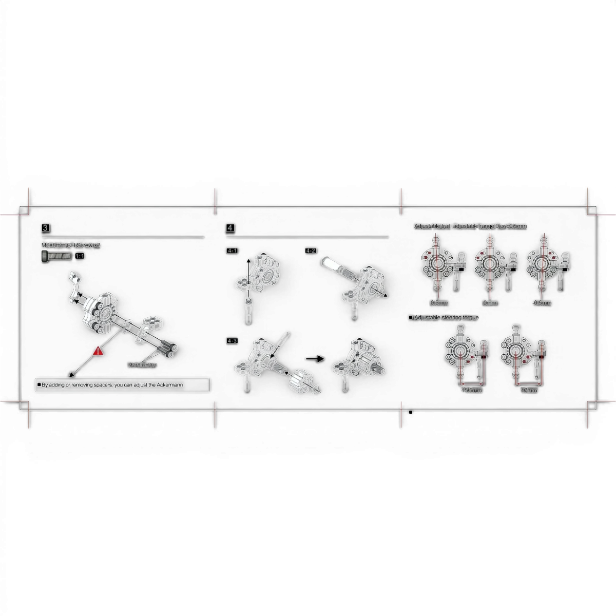 Porte-fusées avant en aluminium pour voiture de course RhinoRacing, montage léger et robuste, modèle RR-1405R.