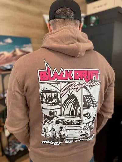 Pull Hoodie à capuche Marron - Black drift