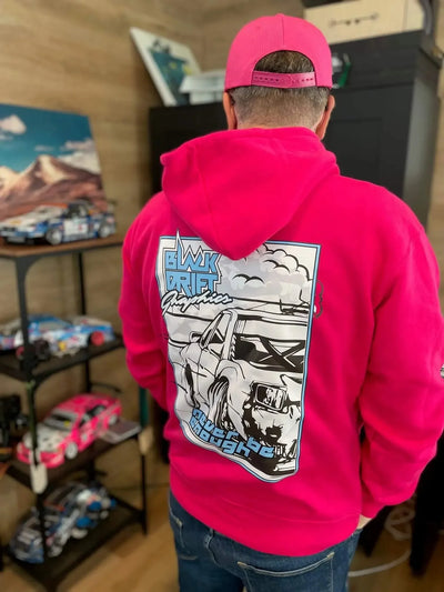 Pull Hoodie à capuche Rose - Black drift