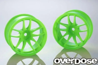 R -SPEC Work Emotion Cr Kiwami (av+7 - Fluo Green) - OVERDOSE - OD2935