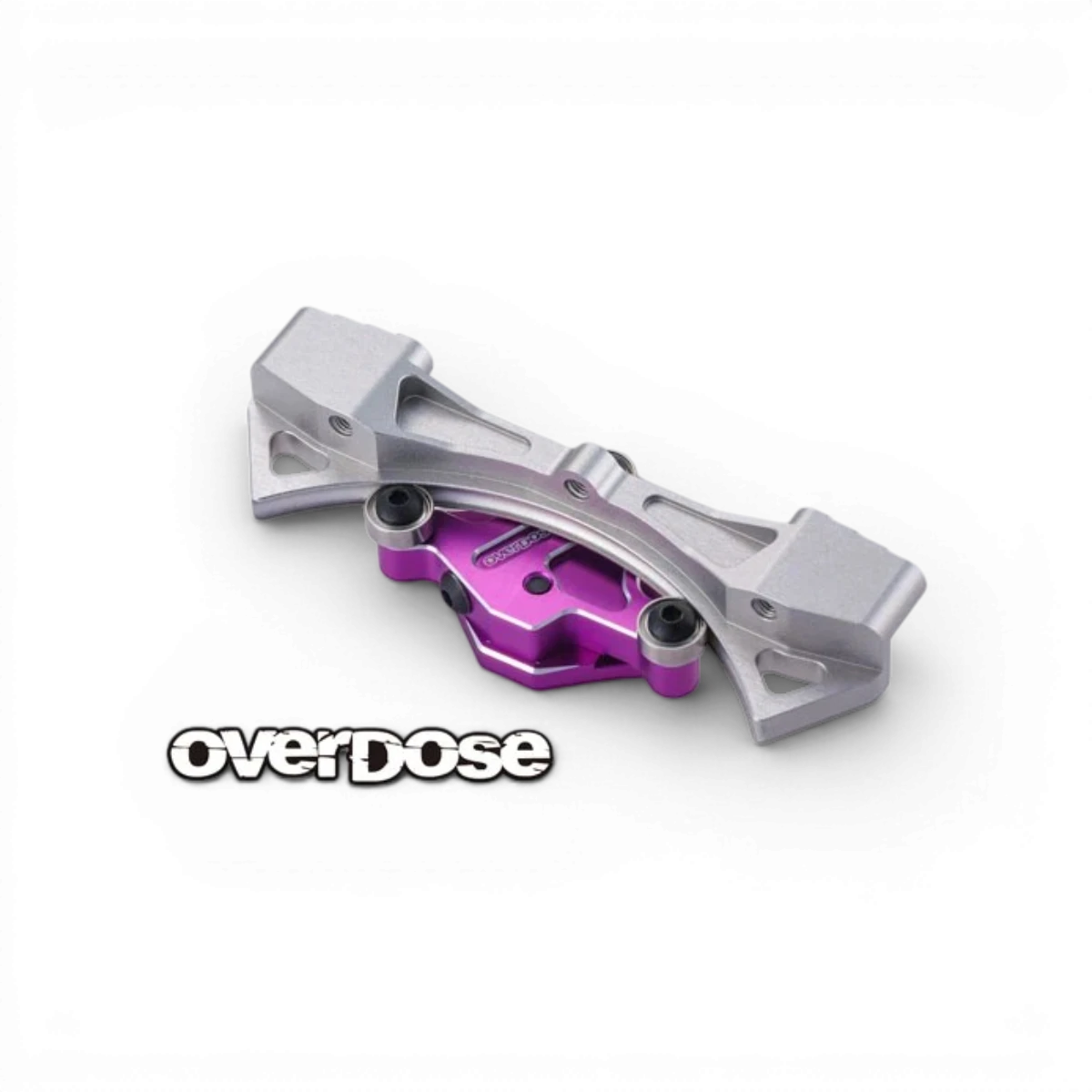 Pièces détachées Overdose, rack de direction en aluminium glissière, modèle Type-3, violet pour vélo ou moto.