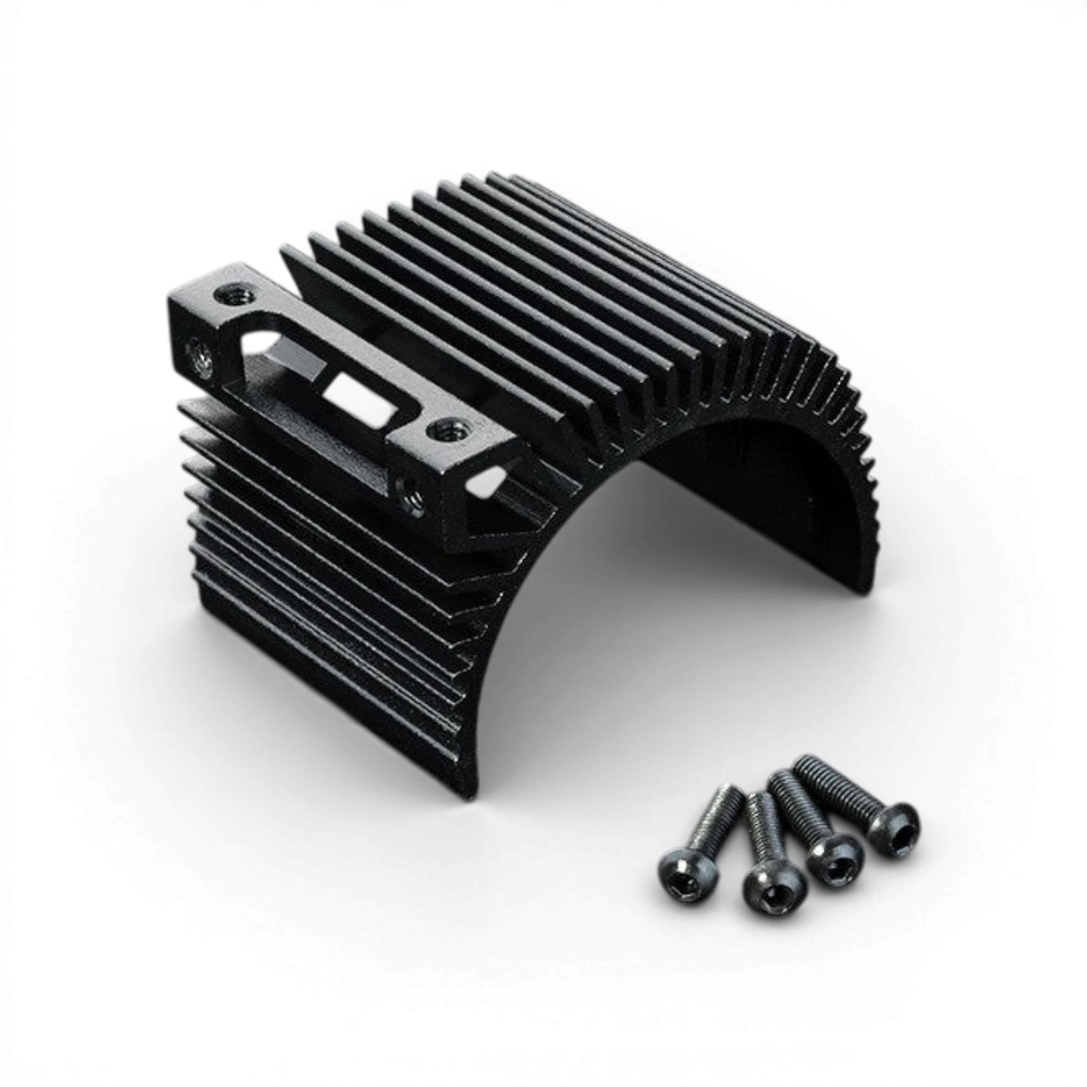 Radiateur en aluminium noir pour moteur 540, marque Max Speed Technology, pièce électronique universelle pour moteurs électriques.