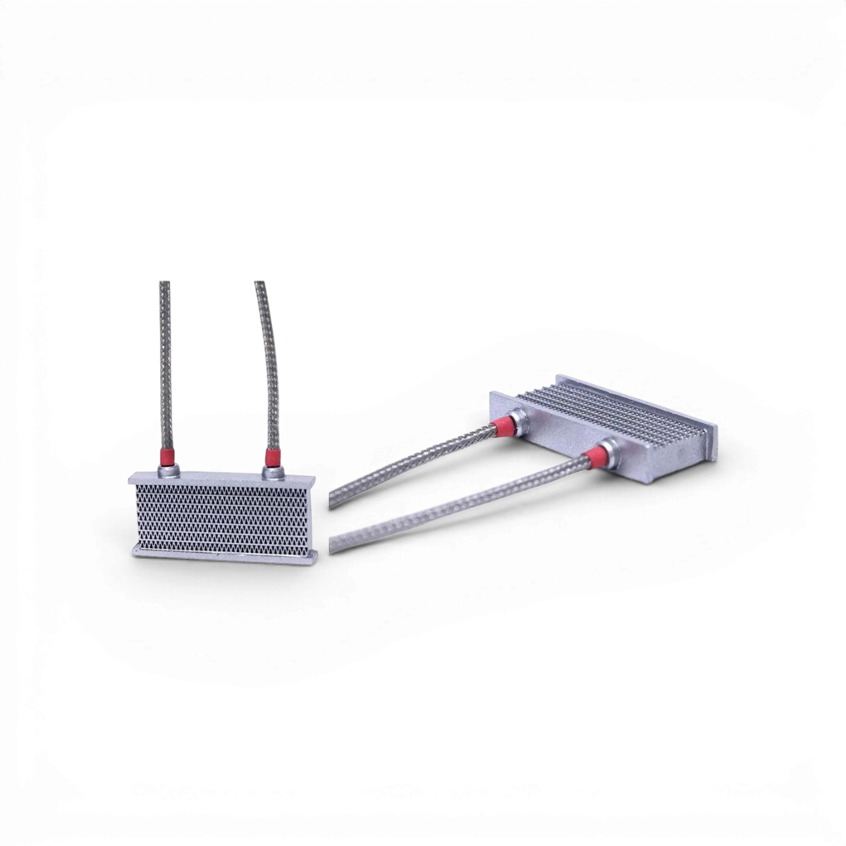 Radiateur gris V4 pour voiture RC de la marque Src Sideways RC, vue de côté, conçu pour la customisation et la performance.