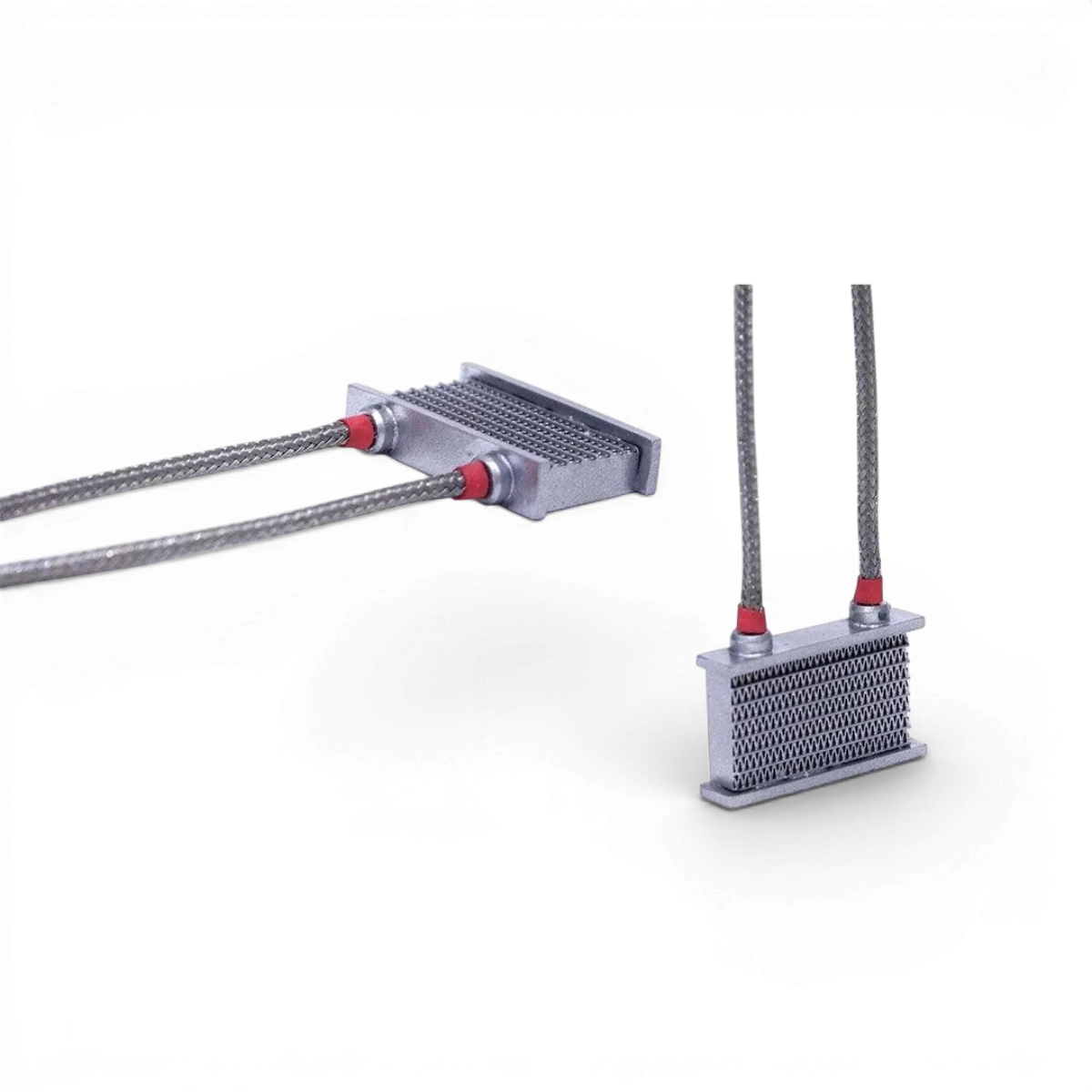 Radiateur Style 1 gris de la marque Src Sideways RC, conception personnalisée pour voiture radiateur compacte.