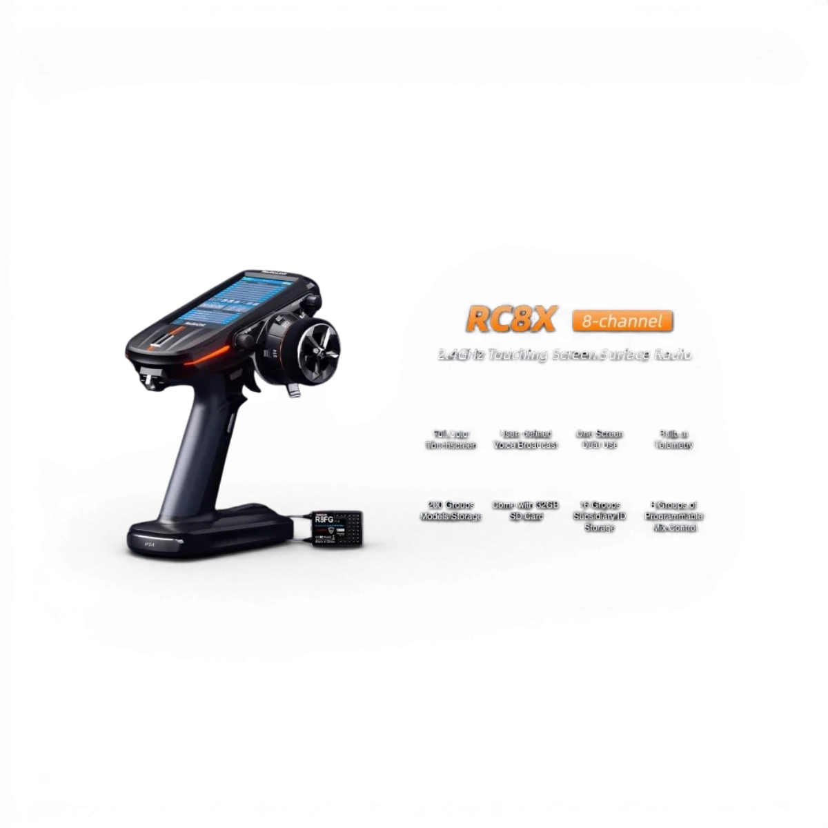 Radio a 8 canali + ricevitori + borsa - Radiolink 