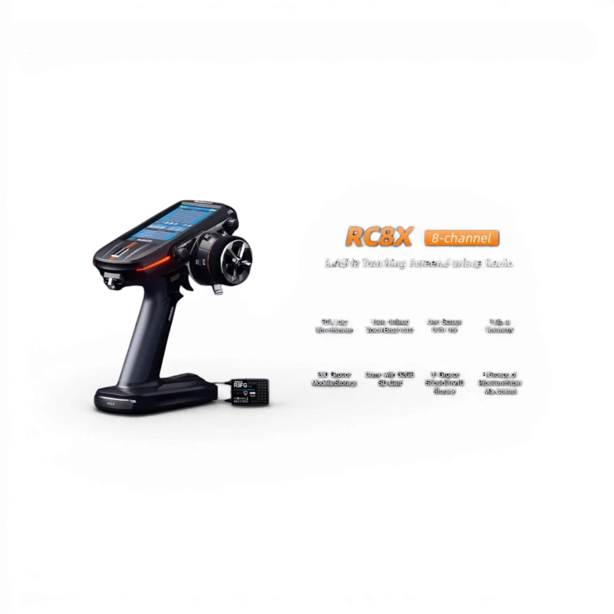 Radio a 8 canali + ricevitori + borsa - Radiolink 