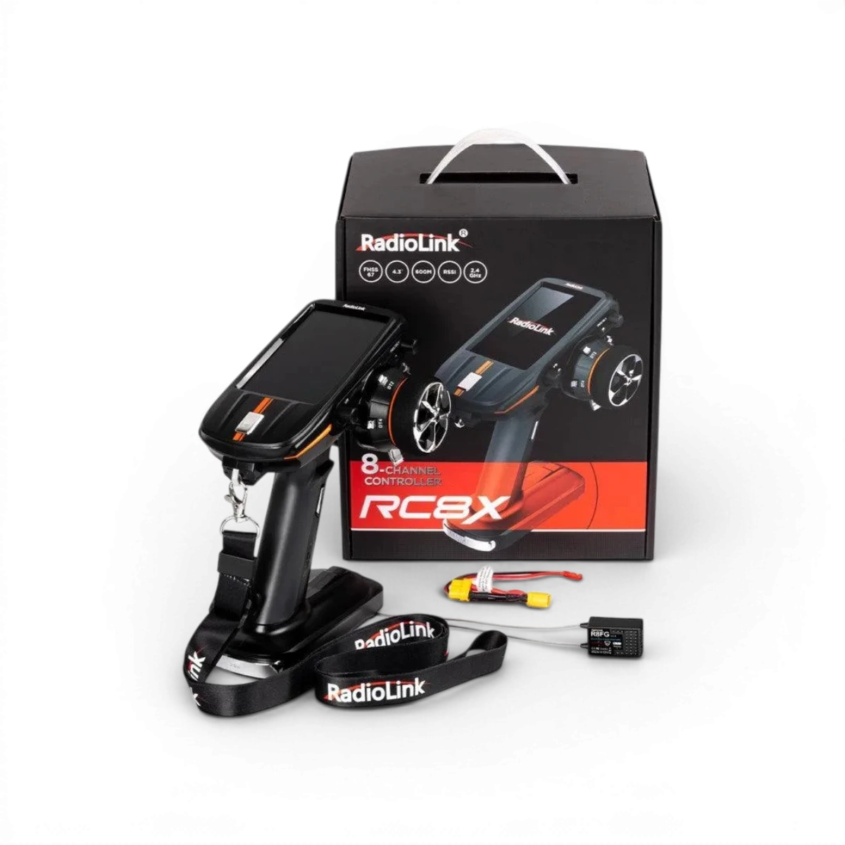 Radio RC8X + récepteur R8FG avec gyro intégré - Radiolink - DriftParadiZ - RadioLink RADRC8X