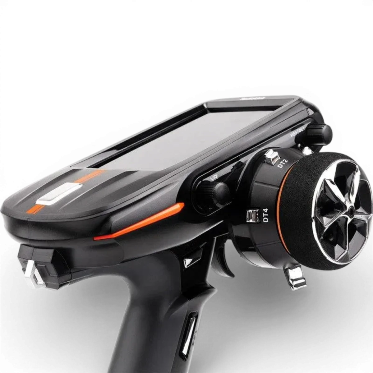 Radio RC8X de RadioLink avec récepteur R8FG, gyro intégré et sac de transport pour radiocommande électronique.