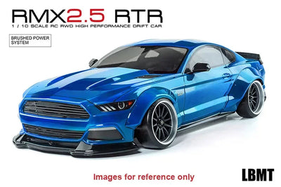 RC Drift Brushed - RMX 2.5 RTR Ford Mustang LBMT Blue - MST - 531904B