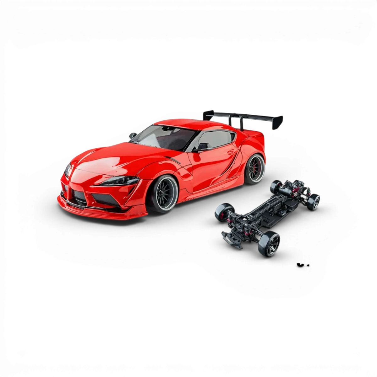 Voiture RC Drift Max Speed Technology RMX 4 RTR A90RB, brushless sensored, prête à rouler, vue de côté avec pneus larges et design moderne.