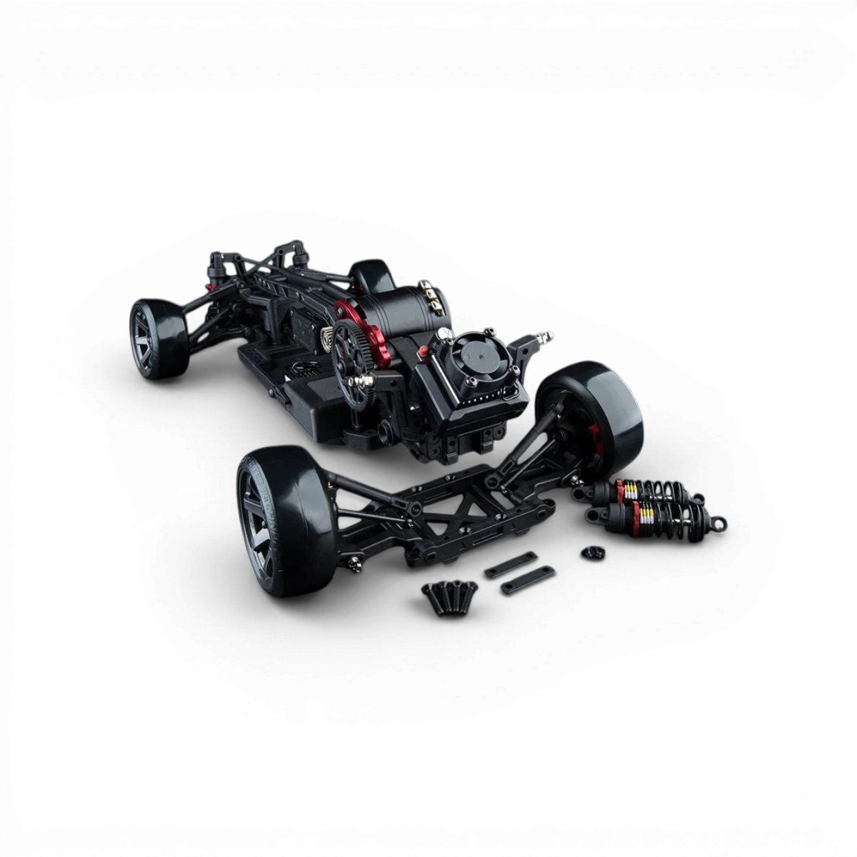 Voiture RC Drift Max Speed Technology RMX 4 RTR A90RB, brushless sensored, prête à rouler, vue de face avec pneus et carrosserie.
