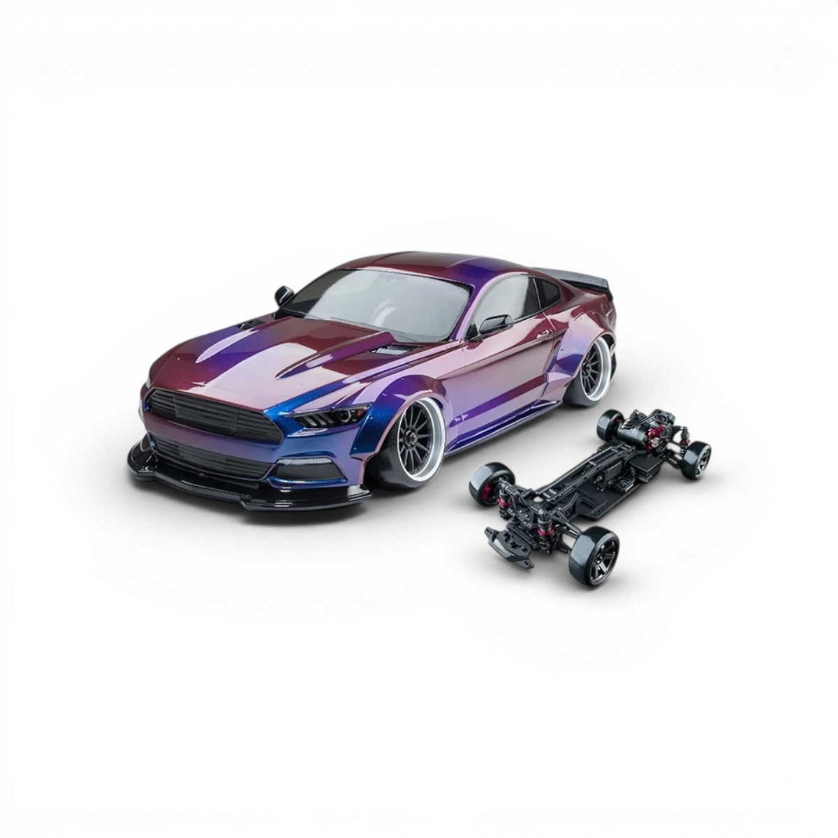 Voiture RC Drift Max Speed Technology RMX 4 RTR LBMT, brushless sensored, prête à rouler, vue de côté sur fond blanc.