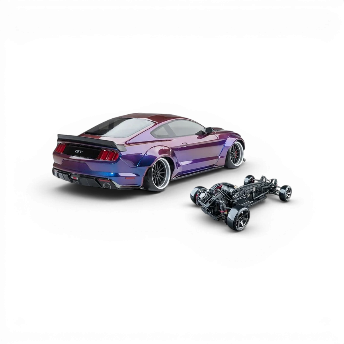 Voiture RC Drift Max Speed Technology RMX 4 RTR LBMT, sensored brushless, prête à rouler, vue de côté avec pneus et carrosserie détaillée.