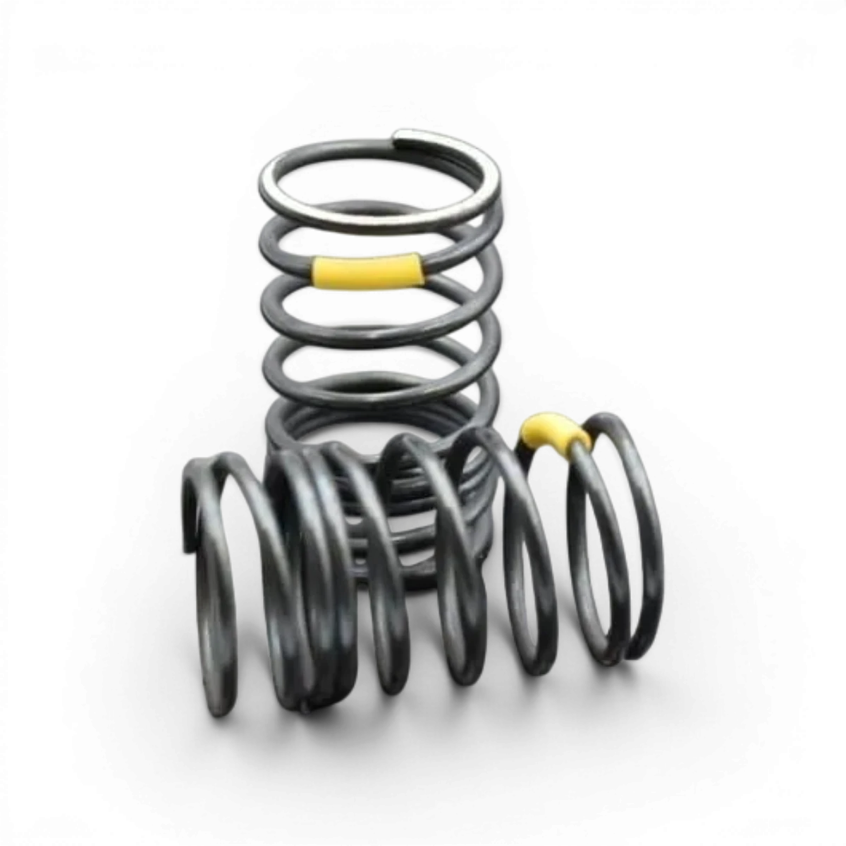 Ressorts arrière R-tune medium hard de Team Reve D, pièces détachées pour suspension de voiture, vue en gros plan