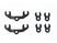 Set Spacers crab - 1 mm