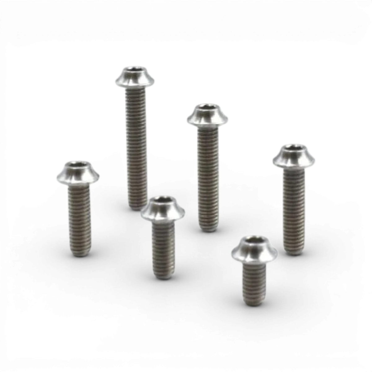 Vis titanes tête fraisée 3x15mm de la marque Team Reve D, pièces détachées en titane pour vélo, avec tête hexagonale.