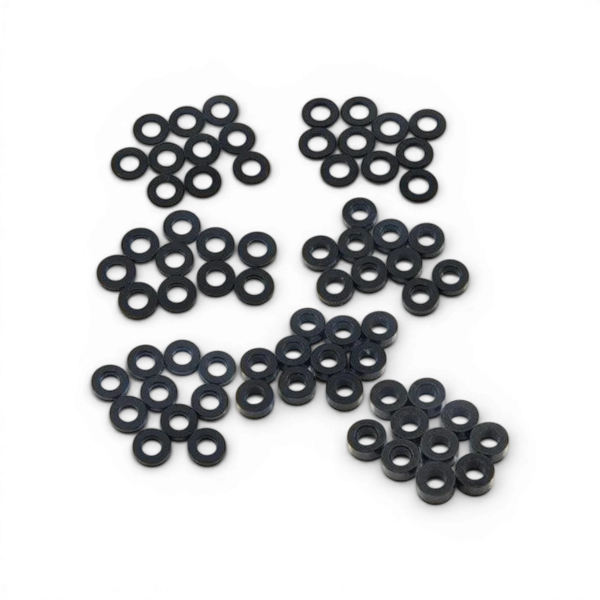 Rondelles Plate Aluminium M3 0.25 / 0.5 / 1 / 1.5 / 2 / 2.5 / 3mm - Yeah racing - DriftParadiZ